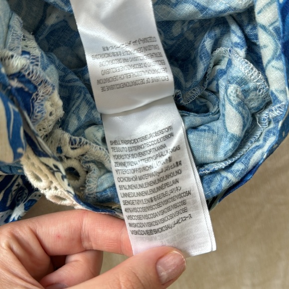 FARM Rio Full of Flowers Linen Blend Jumpsuit - Size XS - Picture 14 of 14